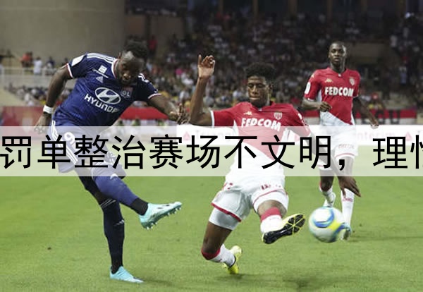 体坛快评|三张重磅罚单整治赛场不文明，理性看球还需制度约束
