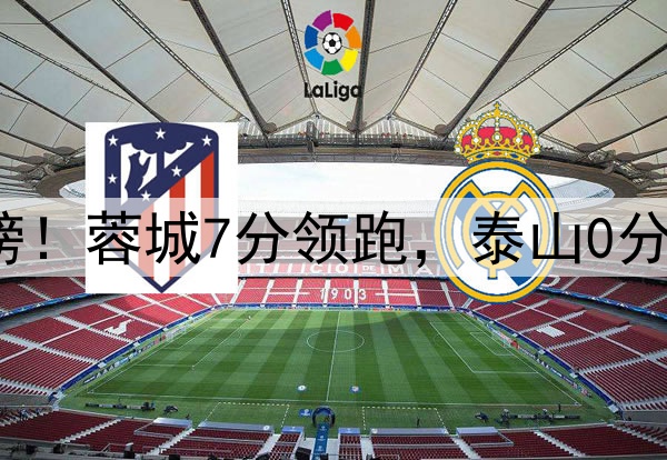 争冠“内战”积分榜！蓉城7分领跑，泰山0分垫底，下轮2场决战